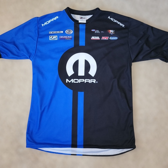 Mopar Men’s Racing Shirt Size Larg Racing Sponsor Tee - Picture 1 of 8